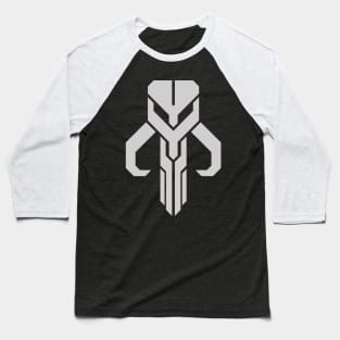 Mythosaur Geometric Emblem Silver Baseball T-Shirt